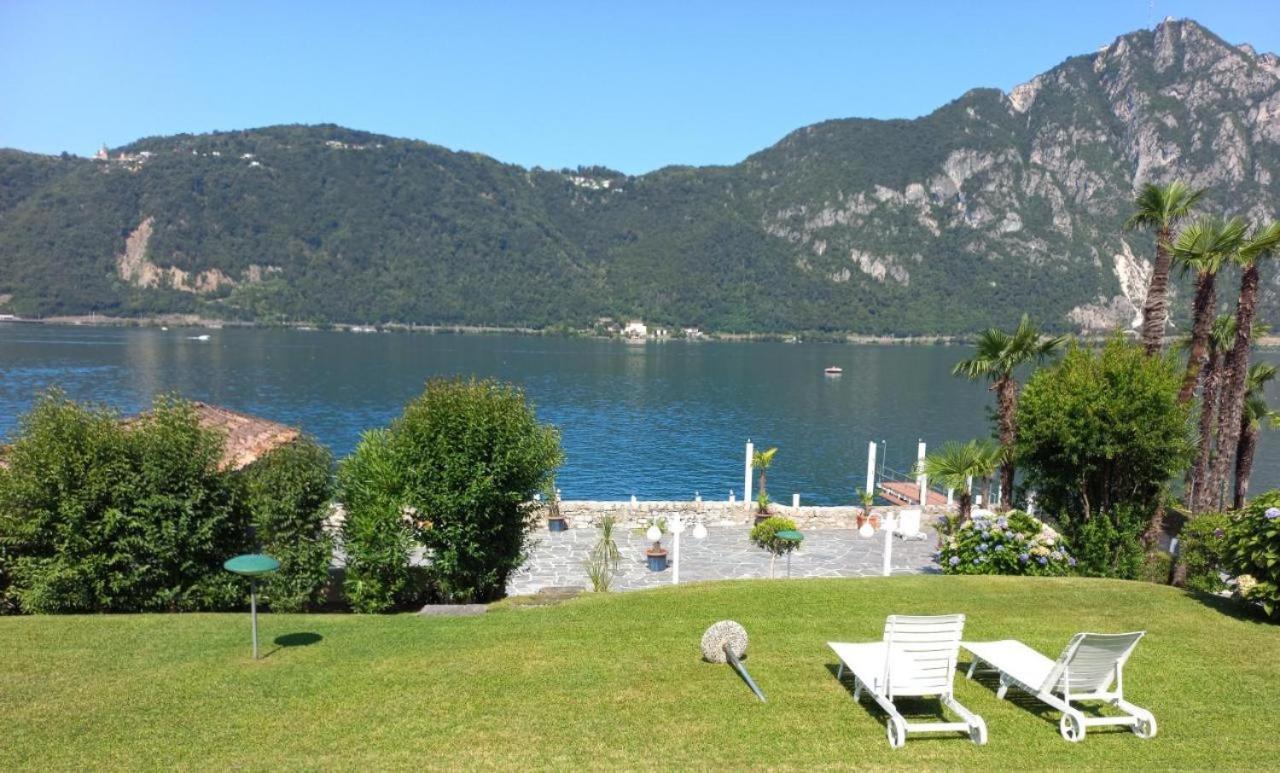 Luganersee, Pool, Strand, Parkplatz, Suite 204 Bissone Zewnętrze zdjęcie