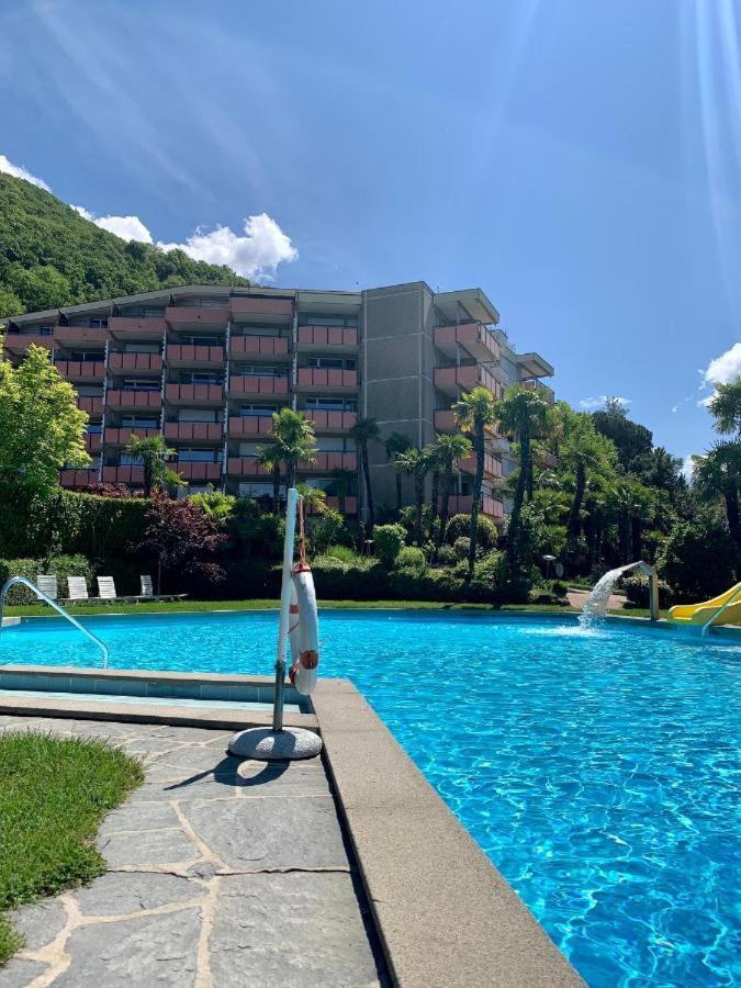 Luganersee, Pool, Strand, Parkplatz, Suite 204 Bissone Zewnętrze zdjęcie