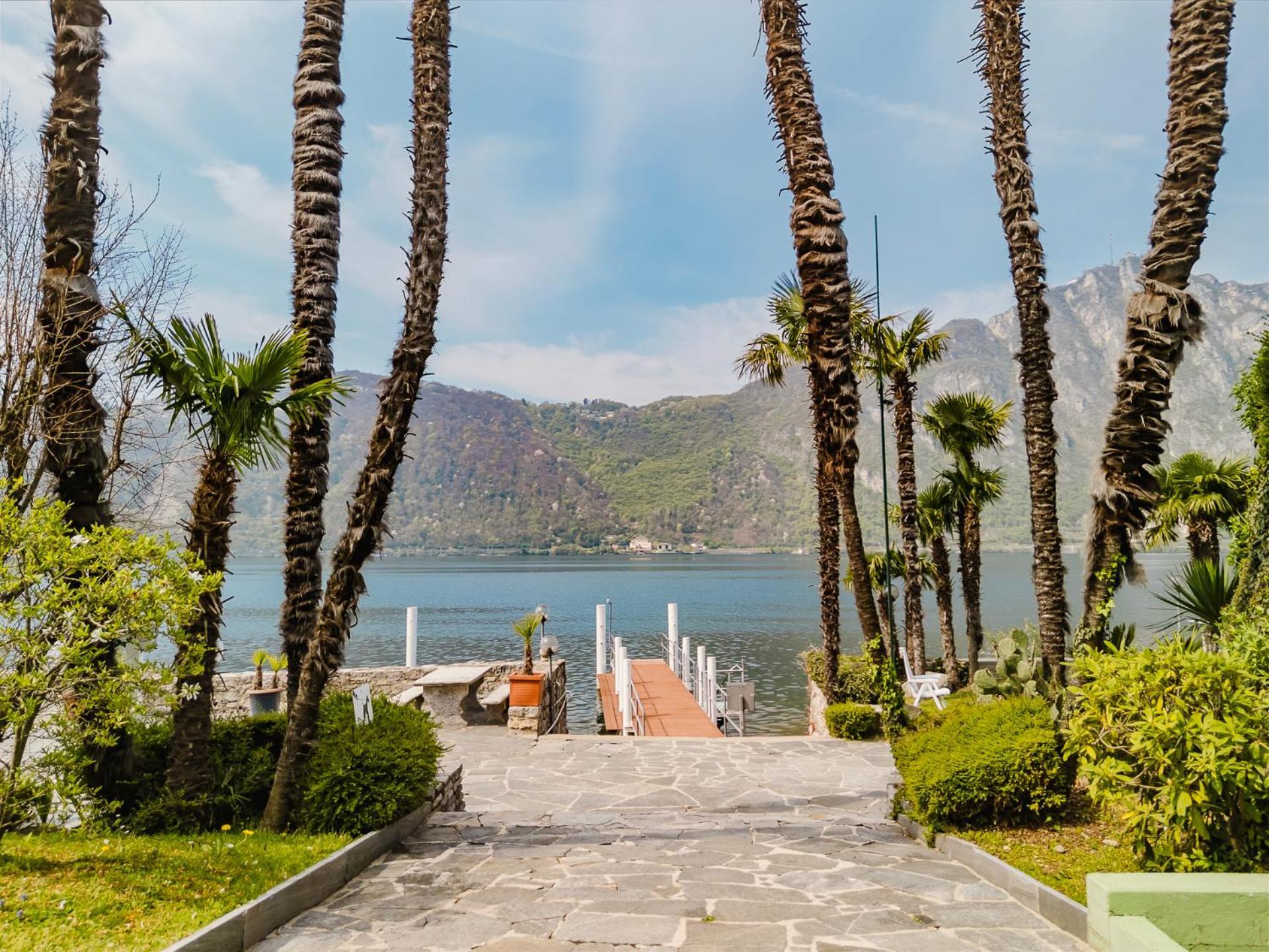 Luganersee, Pool, Strand, Parkplatz, Suite 204 Bissone Zewnętrze zdjęcie