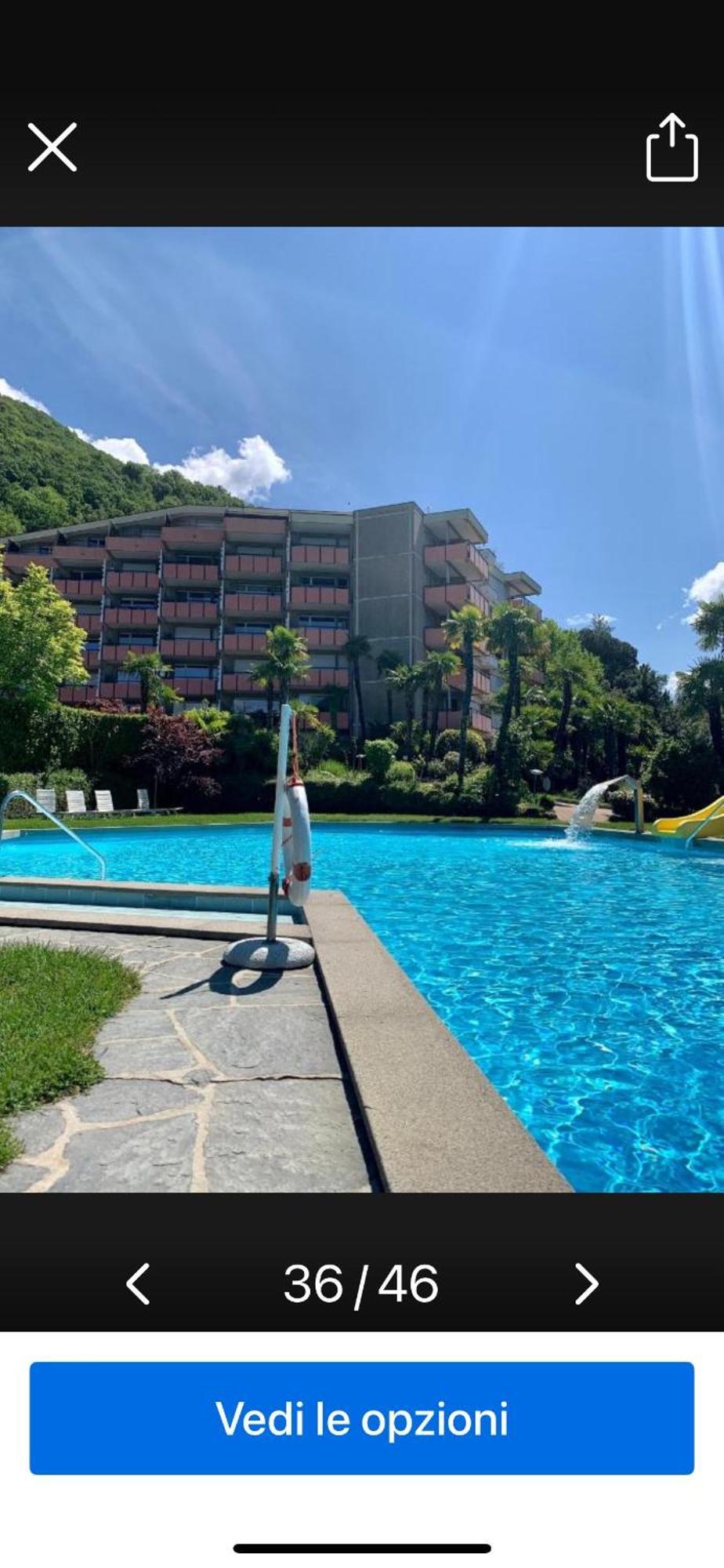 Luganersee, Pool, Strand, Parkplatz, Suite 204 Bissone Zewnętrze zdjęcie